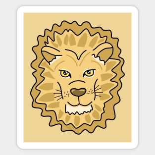 Passover Plague 4: Wild Beasts, Lion, (4 out of 10), made by EndlessEmporium Sticker